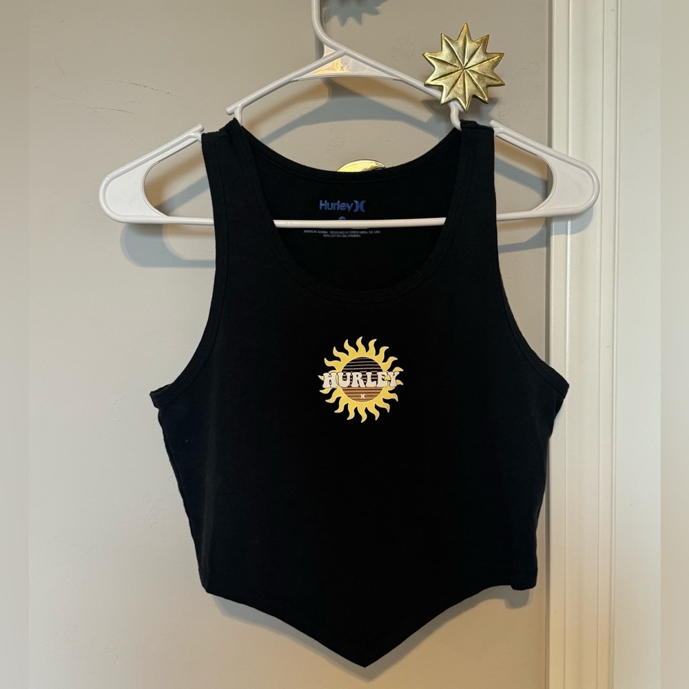 Womens Hurley Cropped Tank Top